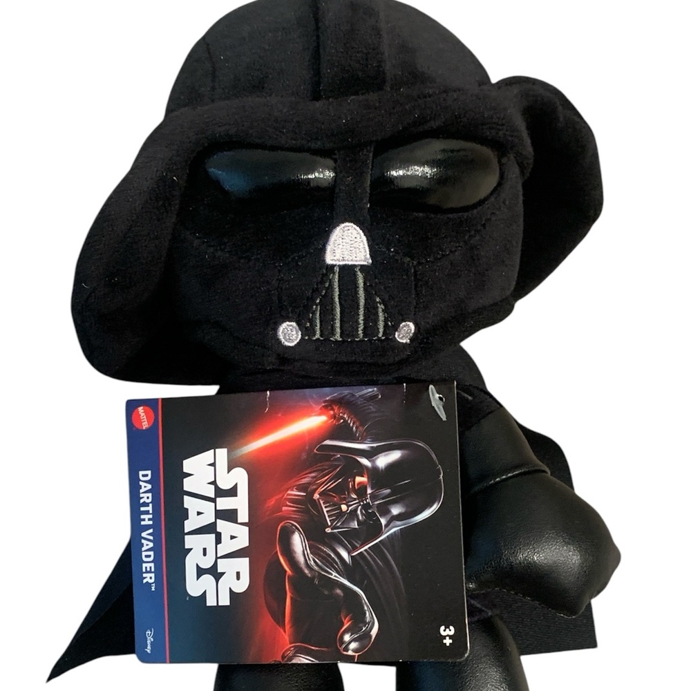 Disney Star Wars 8" DARTH VADER Plush Character Toy Stuffed With Tag Mattel